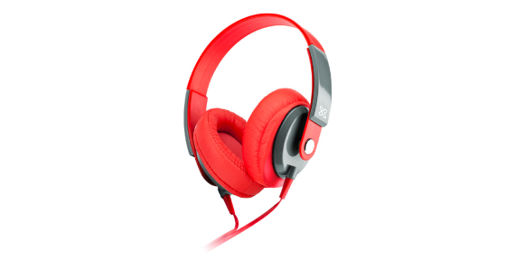 AUDIFONO ALAMBRICO CON MICROFONO KLIPXTREME OBSESSION KHS550RD ROJO